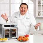 Emeril Lagasse Extra Large French Door Air Fryer Toaster Oven Combo, 24 Cooking Functions