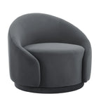 360 Swivel Accent Chair for Living Room, Boucle Barrel Armchair Single Sofa Chair Reading Chair, Sage Green