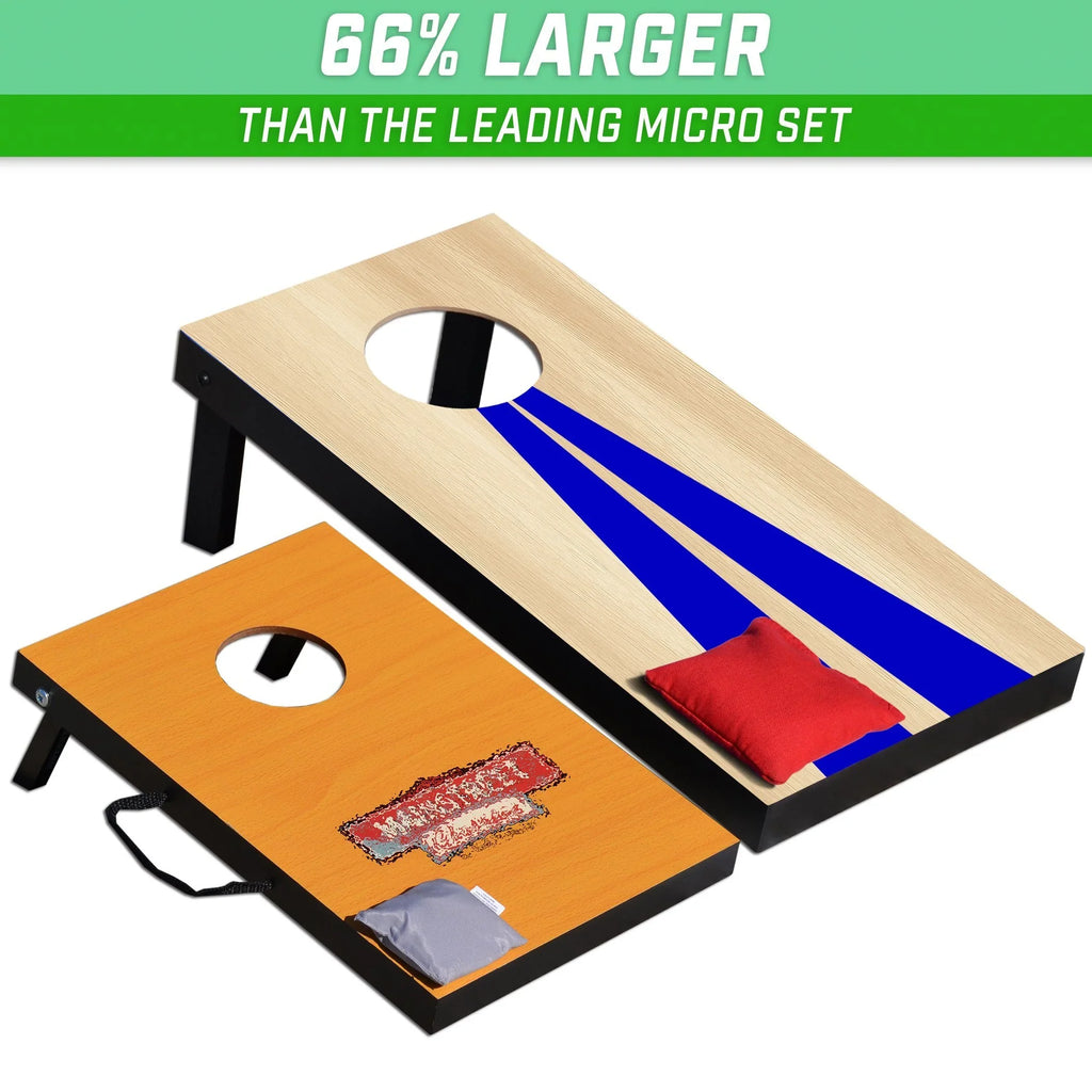 2' x 1' Portable Cornhole Set | Wood