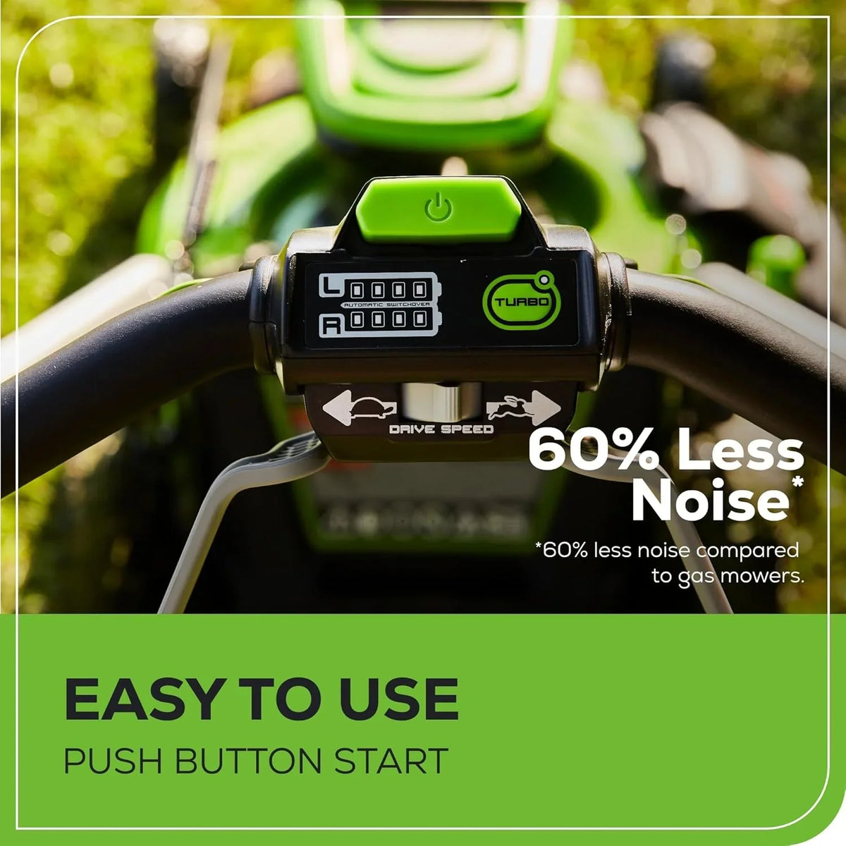 Greenworks 60V 21” Cordless (Self-Propelled) Lawn Mower , 2 x 4.0Ah Batteries and Dual Port Rapid Charger  sgtnighsdesigns