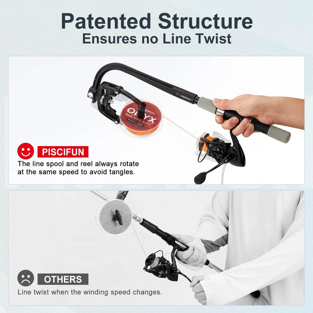 Piscifun Speed Fishing Line Spooler Fishing Line Winder