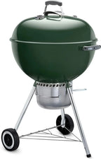 Weber Original Kettle Premium Charcoal Grill, 22-Inch, Black Outdoor BBQ Grill with Built‑In