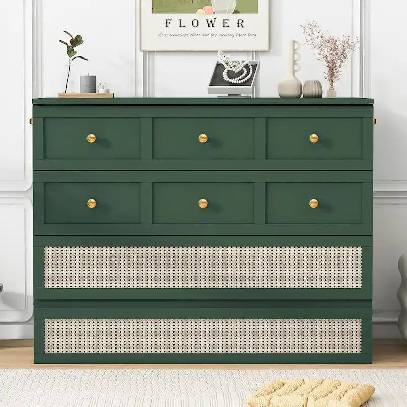 Nestfair Full-Size Murphy Bed with Spacious Drawers