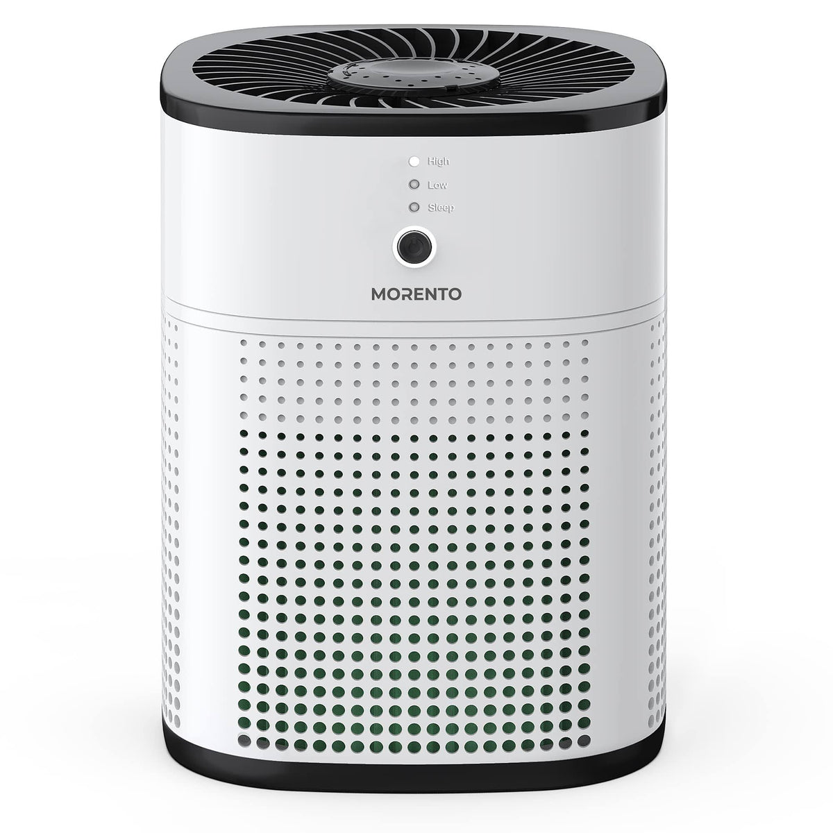 MORENTO Air Purifiers for Bedroom, Room Air Purifier HEPA Filter for Smoke, Allergies, Pet Dander Odor with Fragrance Sponge, Small Air Purifier
