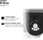 Duo Single Serve K-Cup Pod & Carafe Coffee Maker, Black