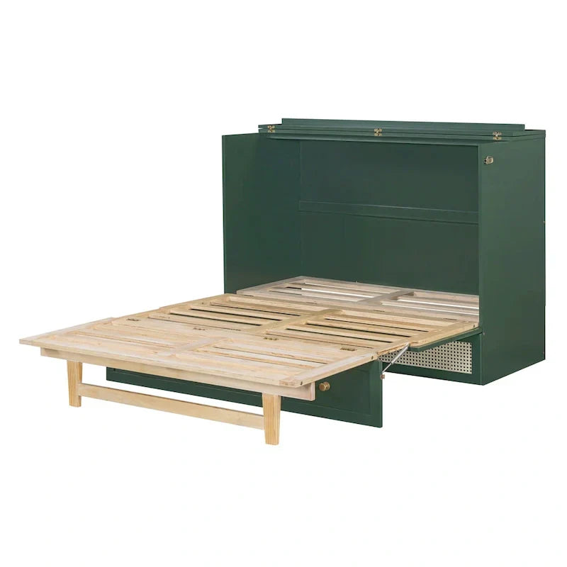 Nestfair Full-Size Murphy Bed with Spacious Drawers