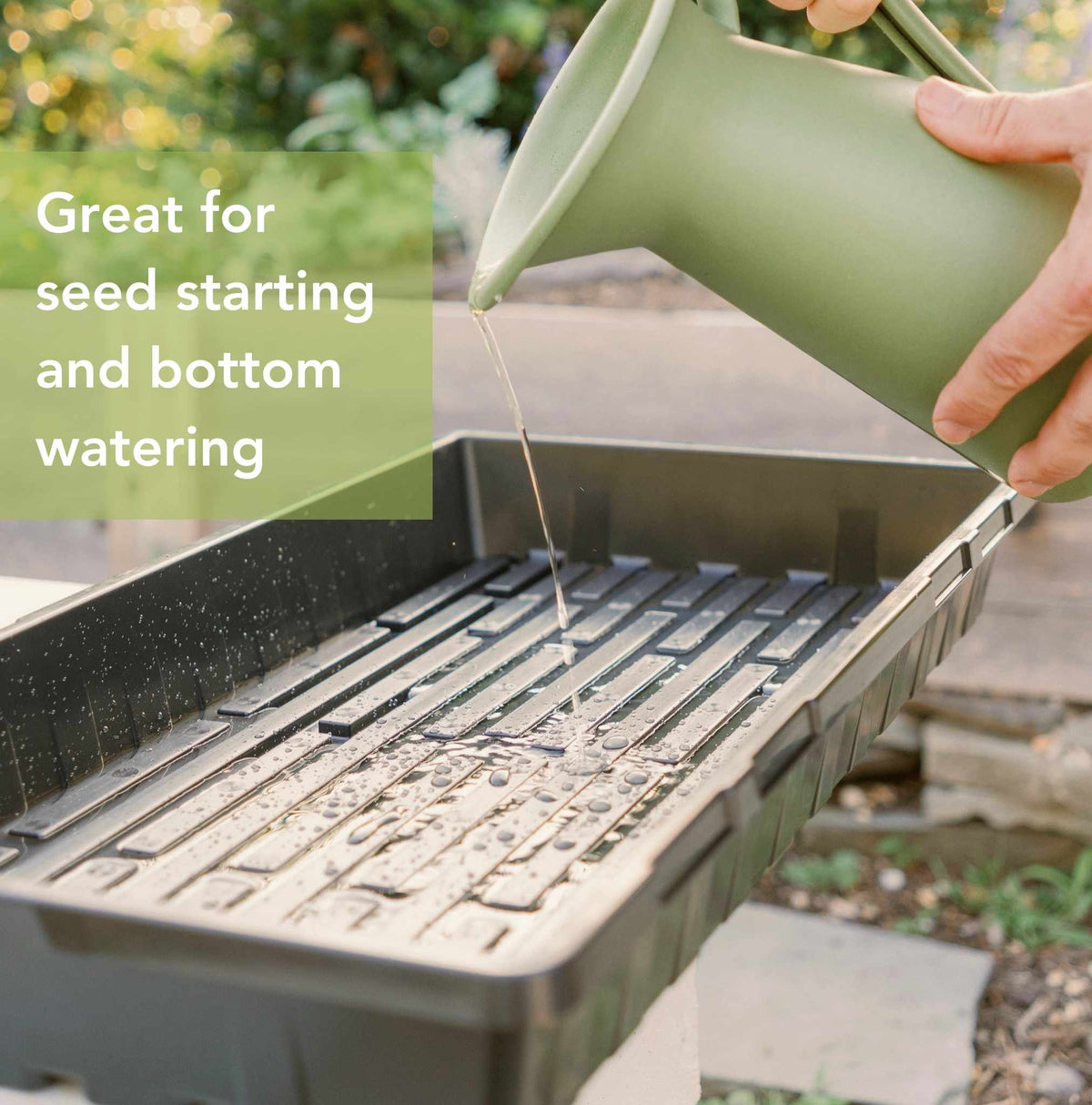 1020 Extra Strength Trays | 1 Tray / Black / No Holes