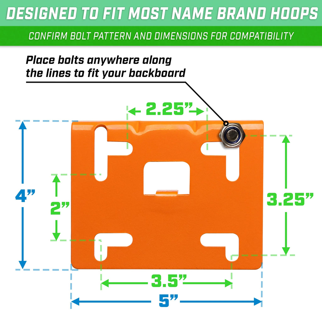 18" Regulation Steel Basketball Rim | Fixed