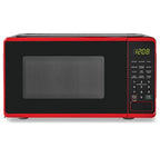 0.7 cu. ft. Countertop Microwave Oven, 700 Watts (Color : Red)