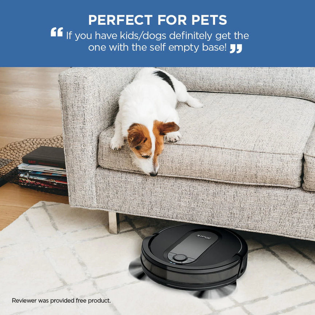 Shark IQ Robot Vacuum with XL Self - Empty Base, Home Mapping, Self - Cleaning Brushroll, Wi - Fi, RV1000AE