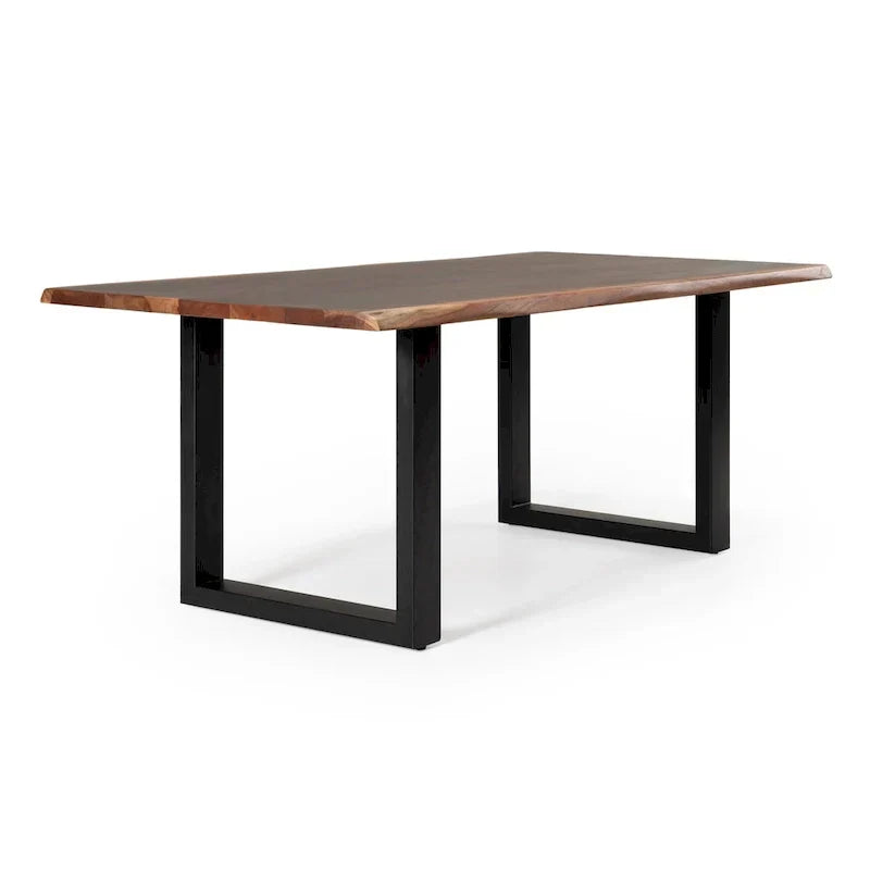 Modrest Taylor Contemporary Live Edge Wooden Dining Table