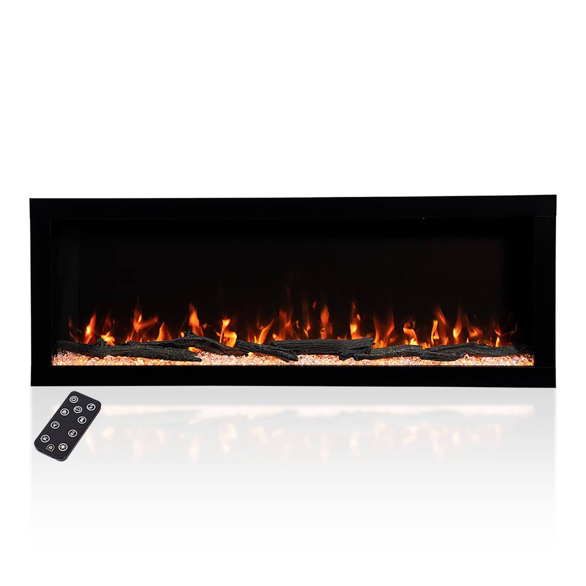 Modern Ember 42-in Aerus Smart Linear Electric Fireplace