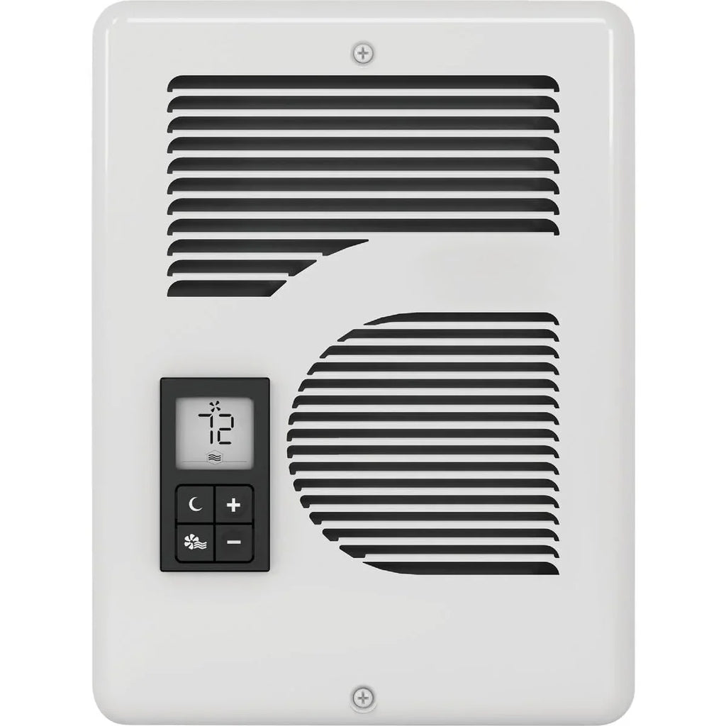 Energy Plus Wall Heater, Digital Thermostat, 240/208/120V, White