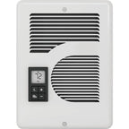 Energy Plus Wall Heater, Digital Thermostat, 240/208/120V, White