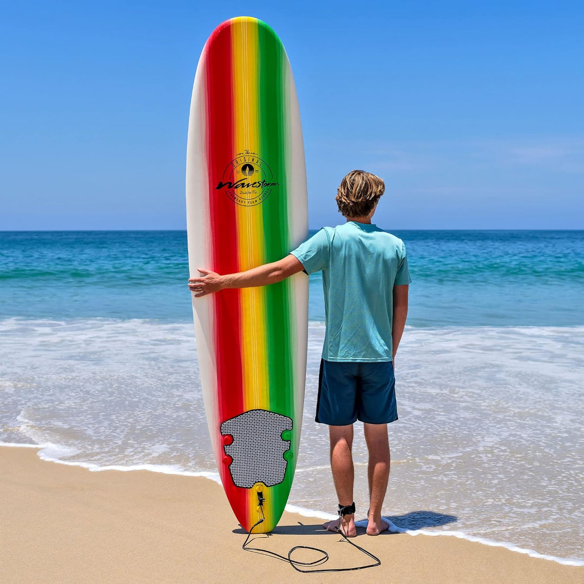 Classic Soft Top Foam 8ft Surfboard