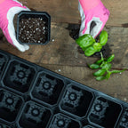 3.3" Heavy Duty Seed Starting Pots | Black / 36