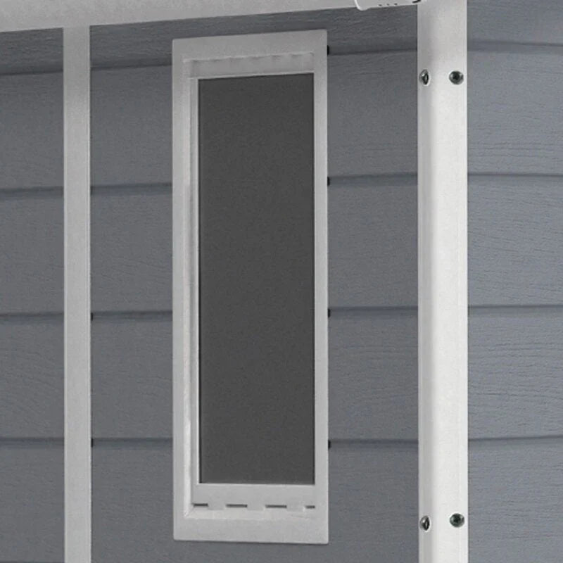 Manor 6 ft. W x 7.5 ft. D Plastic Storage Shed