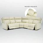 104" 3-Color Genuine Leather Power Reclining Sectional Sofa with Zero Gravity Feature, USB & USB-C Ports, and 2 Stationary Armless Chairs