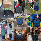 VersaCart Patented Folding Shopping and Utility Cart