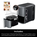 Ninja Doublestack XL 10 QT 2 - Basket Air Fryer