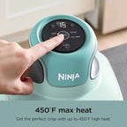 Ninja Crispi 4-in-1 Portable Glass Air Fryer Cooking System, 1500W, 4QT & 6-Cup TempWare Glass Containers with Storage Lids, Microwave, Freezer & Dishwasher Safe