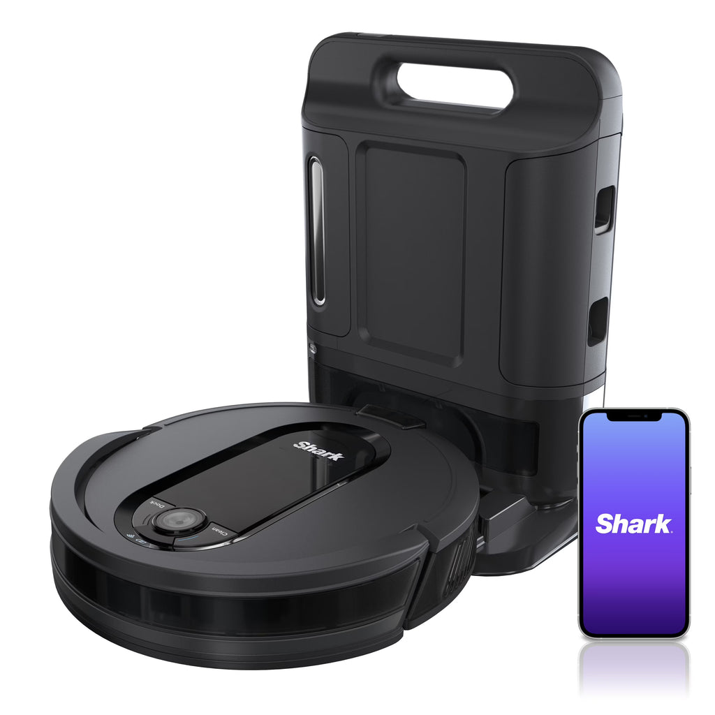 Shark IQ Robot Vacuum with XL Self - Empty Base, Home Mapping, Self - Cleaning Brushroll, Wi - Fi, RV1000AE