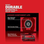 M18 FUEL 18-Volt Lithium-Ion Brushless Cordless SAWZALL w/7-1/4 in. Rear Handle Circ Saw, Two 6 Ah High Output Batteries