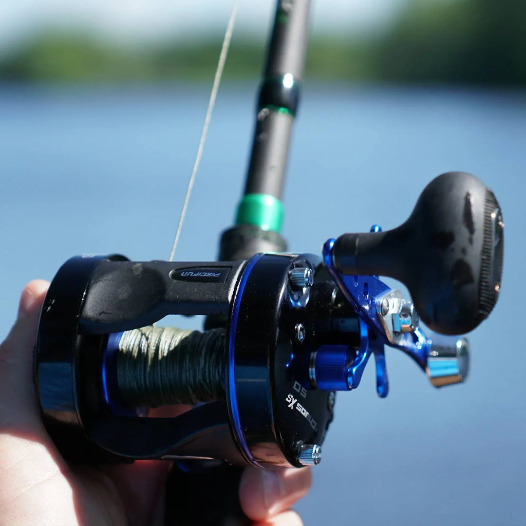 Piscifun Chaos XS Round Baitcasting Reel, Casting Reels | 4000 / RIGHT HAND / Blue