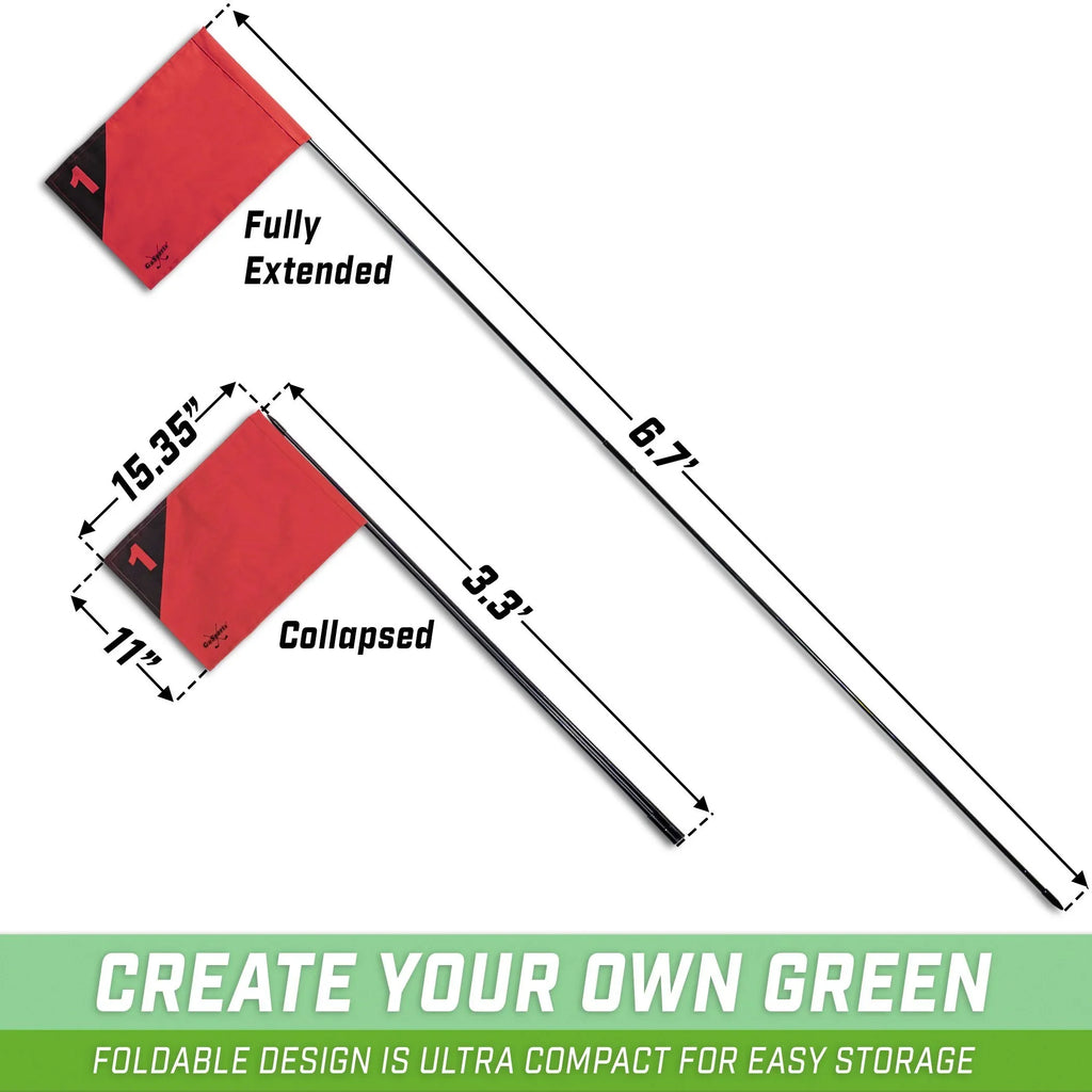 Golf Practice Flags, 3-pk