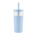 Reduce 20oz Aspen Vacuum Insulated Stainless Steel Glass Tumbler with Lid and Straw Glacier