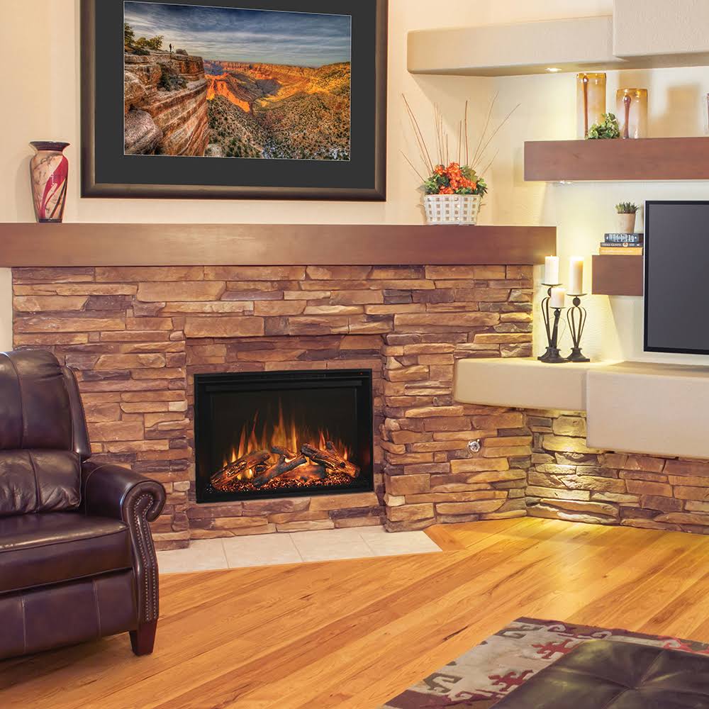 Modern Flames - 26" - 54" Redstone Series Conventional Built-In Electric Fireplace, 26"