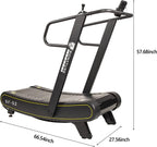 Signature Fitness SF - S2 Sprint Demon - Motorless Curved Sprint Treadmill with Adjustable Levels of Resistance - 300 lb Capacity