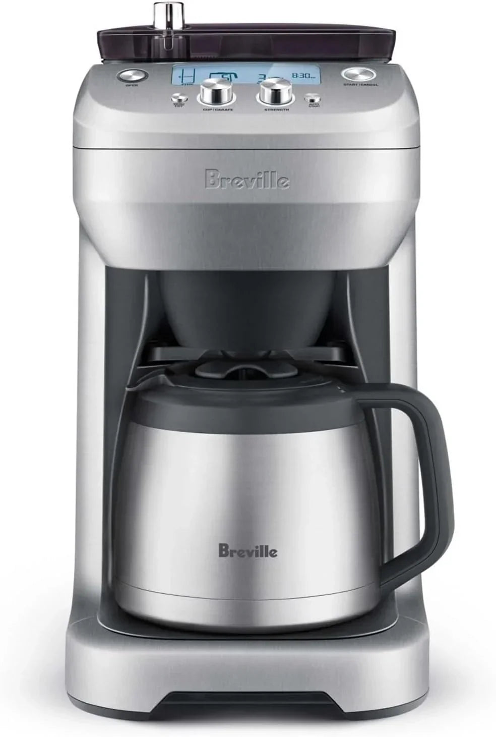 Breville BDC650BSS Grind Control Coffee Maker With Grinder, Brushed Stainless Steel, Thermal Carafe