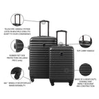 Protege 2 - Piece Hardside Rolling Luggage Set, Blue