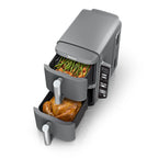 Ninja Doublestack XL 2 - Basket Air Fryer, Doublestack Technology Cooks 4 Foods at Once, Space Saving Design, 10 QT, 4 - in - 1, Smart Finish & Match Cook, SL400