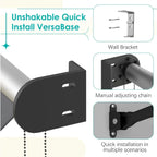 AECOJOY Retractable Awning, 40"x80" Manual Outdoor Awnings for Door Entrance, Sun Shade Canopy