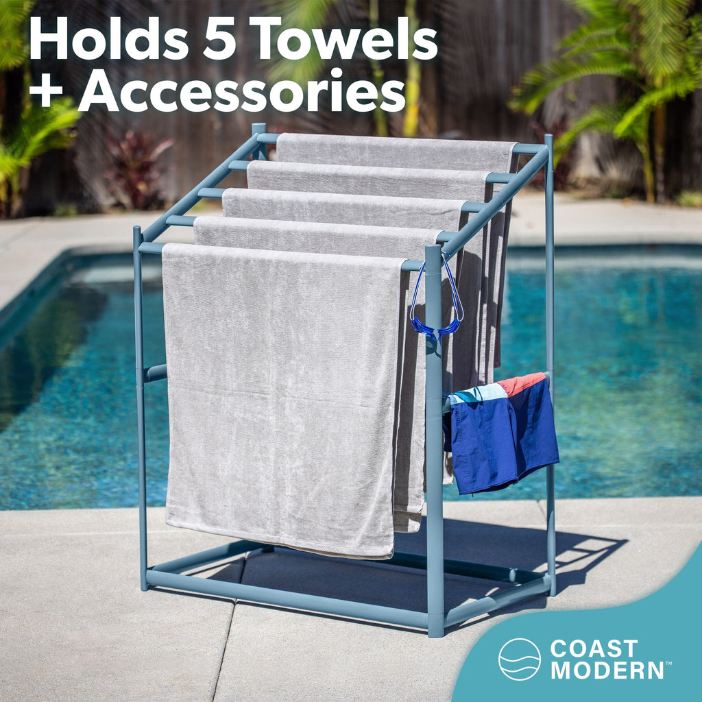 All-Weather Towel Rack | Stone Blue