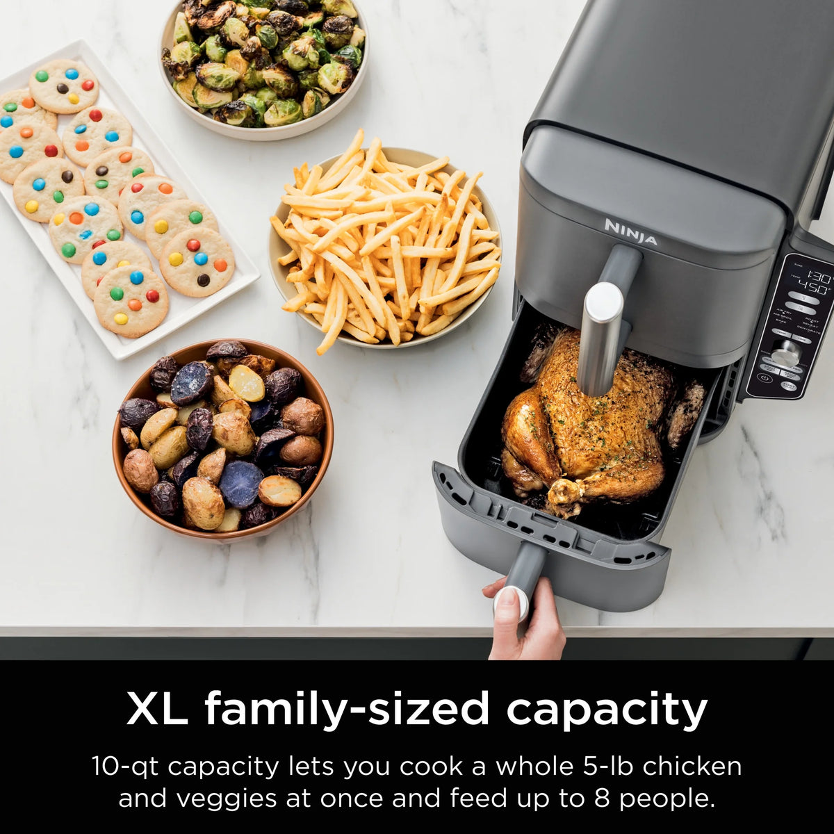 Ninja Doublestack XL 10 QT 2 - Basket Air Fryer