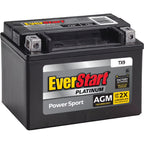 EverStart Platinum BOXED AGM Power Sport Battery, Group Size TX9 12 Volt, 120 CCA