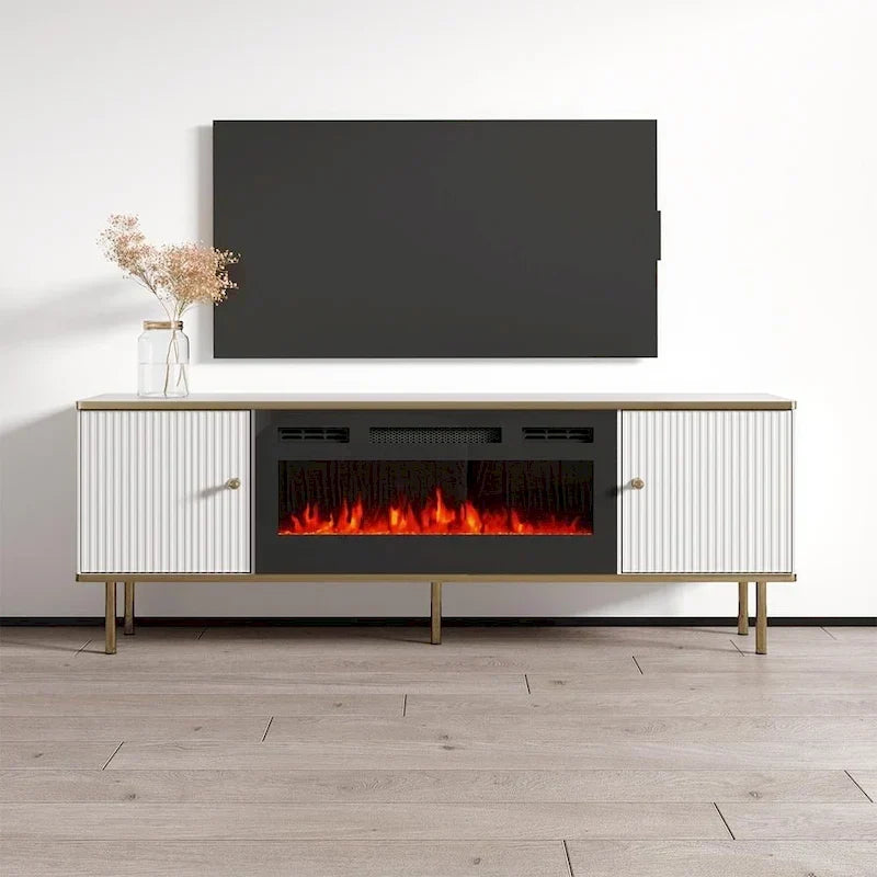 Camelia 63-Inch Electric Fireplace TV Stand