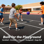 8.5" Playground Ball, 6-pk with Pump