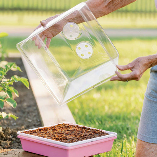 1010 Humidity Dome Tray Lids | 1 Dome / Clear