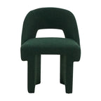 Modern Elegant Boucle Upholstered Accent Chair with MDF Wood Frame for Home Office, Living Room, and Bedroom