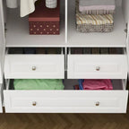 78.7H Combo Twin Wardrobe Set: Stylish and Functional Armoires for Your Closet