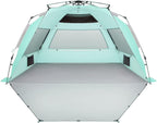 Large Pop Up Beach Tent Sun Shelter for 5-6 Person Portable Sun Shade Instant Tent