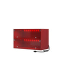 LED-Illuminated Glass Door Shoe Storage Cabinet for Sneakers