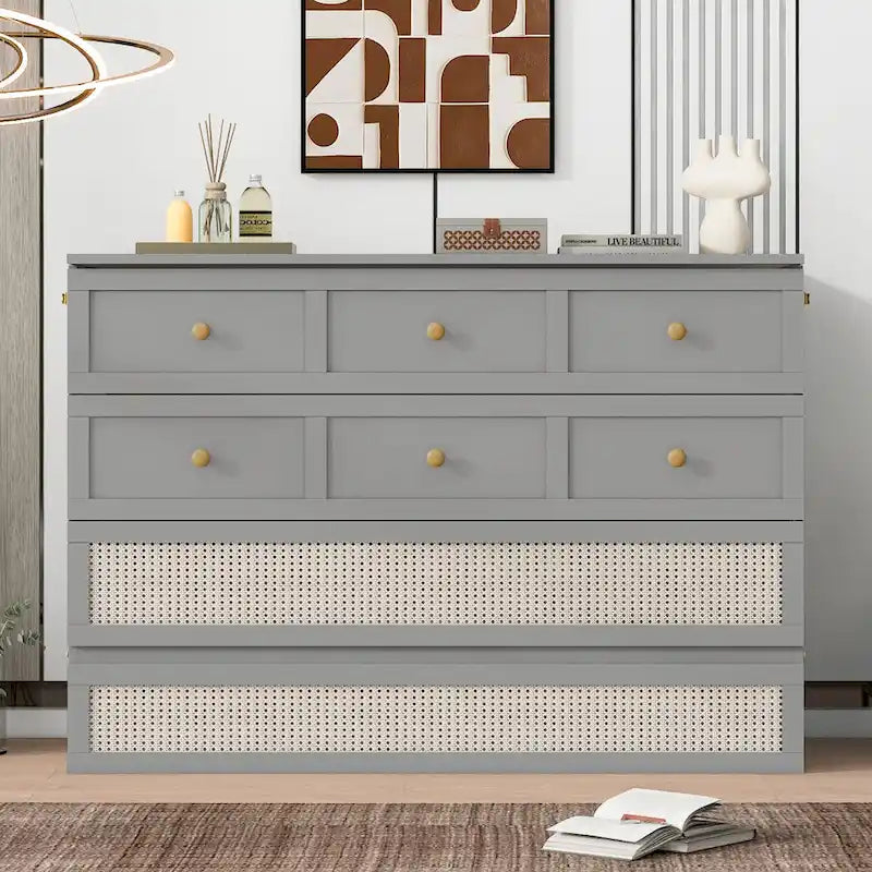 Nestfair Full-Size Murphy Bed with Spacious Drawers