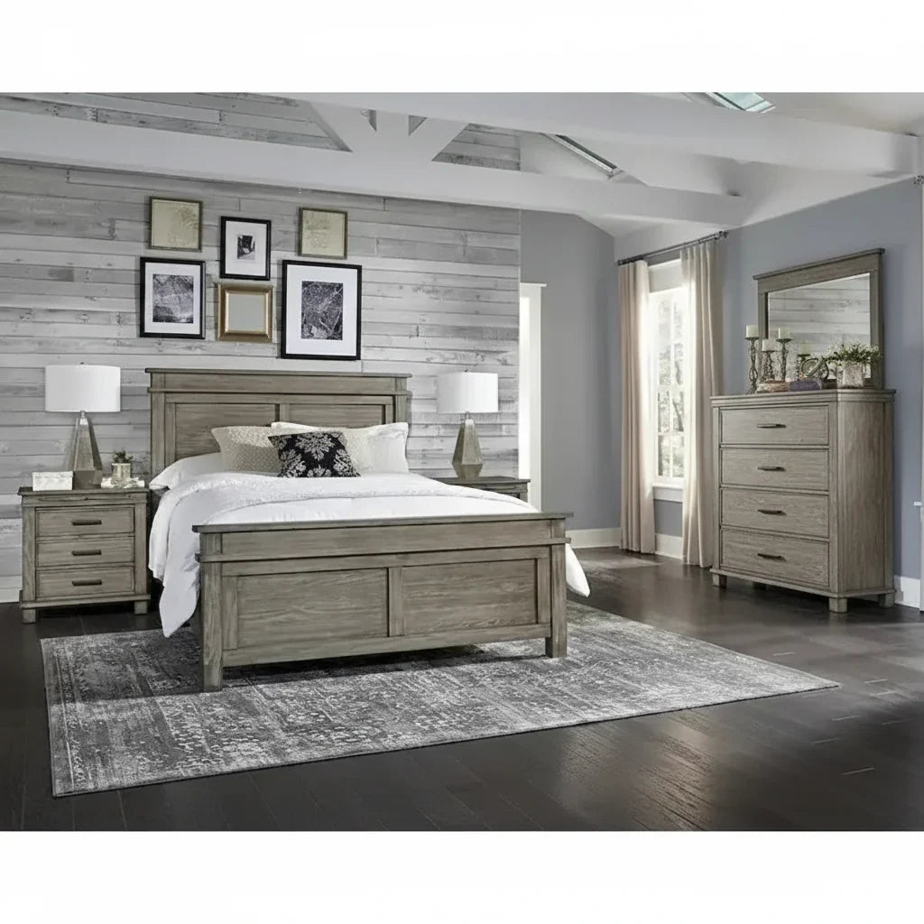 Simply Solid Asquith 6-Piece Solid Wood Bedroom Set