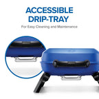 Napoleon Travelq 240 1 - Burner Portable Propane Gas Grill in Blue