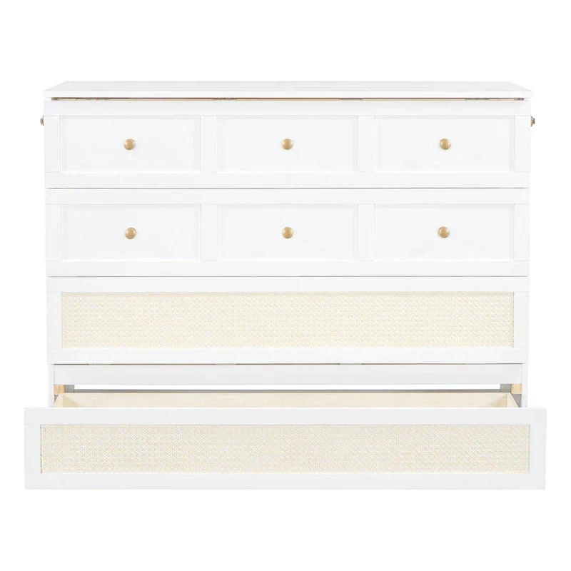 Nestfair Full-Size Murphy Bed with Spacious Drawers